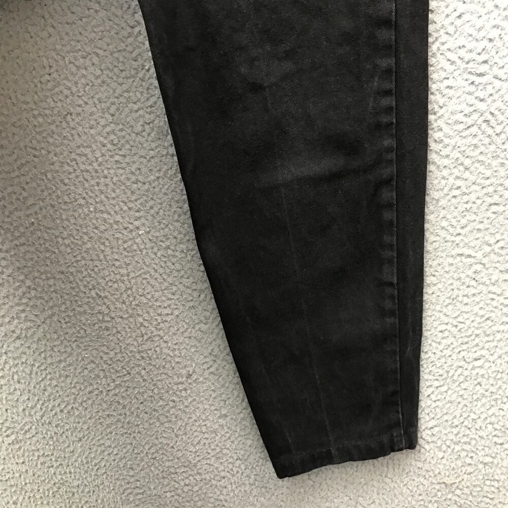 Vintage Gap Denim Jeans Womens 26/27 Tapered Leg Reverse Fit Dark Wash Black - Picture 6 of 8